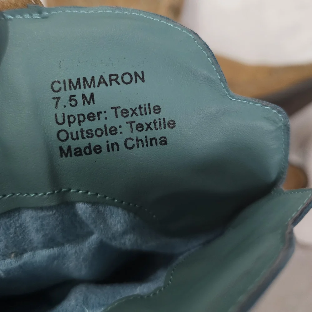 Coconuts by Matisse Cimmaron Teal Tan Color Boho Western Cowgirl Boots - Picture 9 of 16
